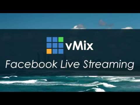 vMixFacebook直播教程为vMix